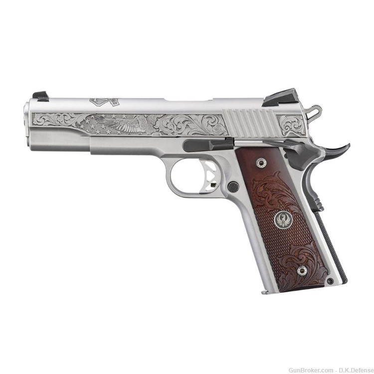 Ruger SR1911 75TH Anniversary 45ACP 8rd 5'' Engraved Slide-img-2