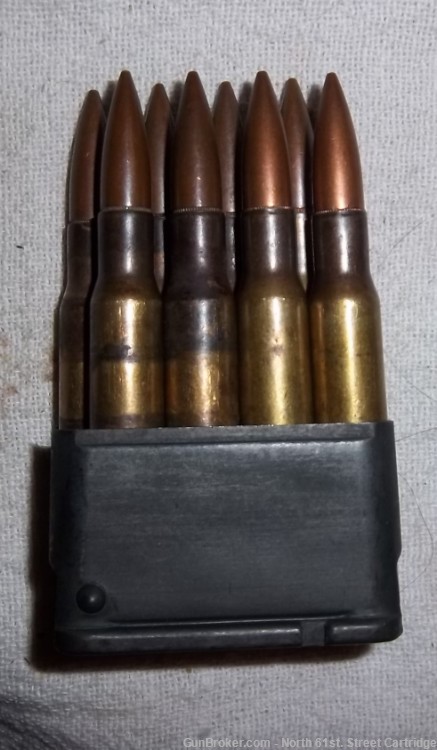 30-06 1950's MIXED BALL FULL GARAND CLIP .WE OFFER LAYAWAY,PAYPAL,LOW UPS!-img-0