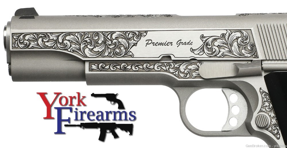 Springfield Tyler Gun Works 1911 Garrison Engraved Premier 45ACP PX9420STGW-img-3