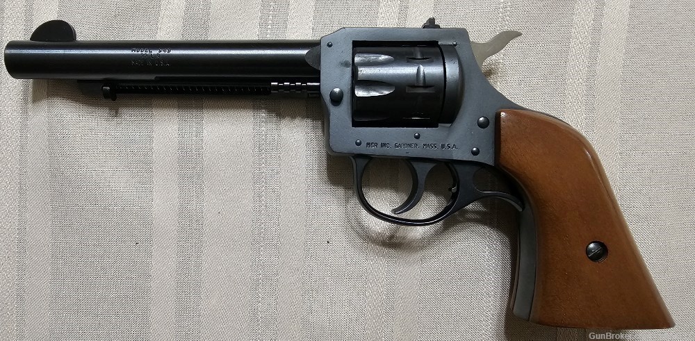 H&R 949 Revolver, 22 LR, 5 1/2" bbl, 9 Shot Cylinder-img-2