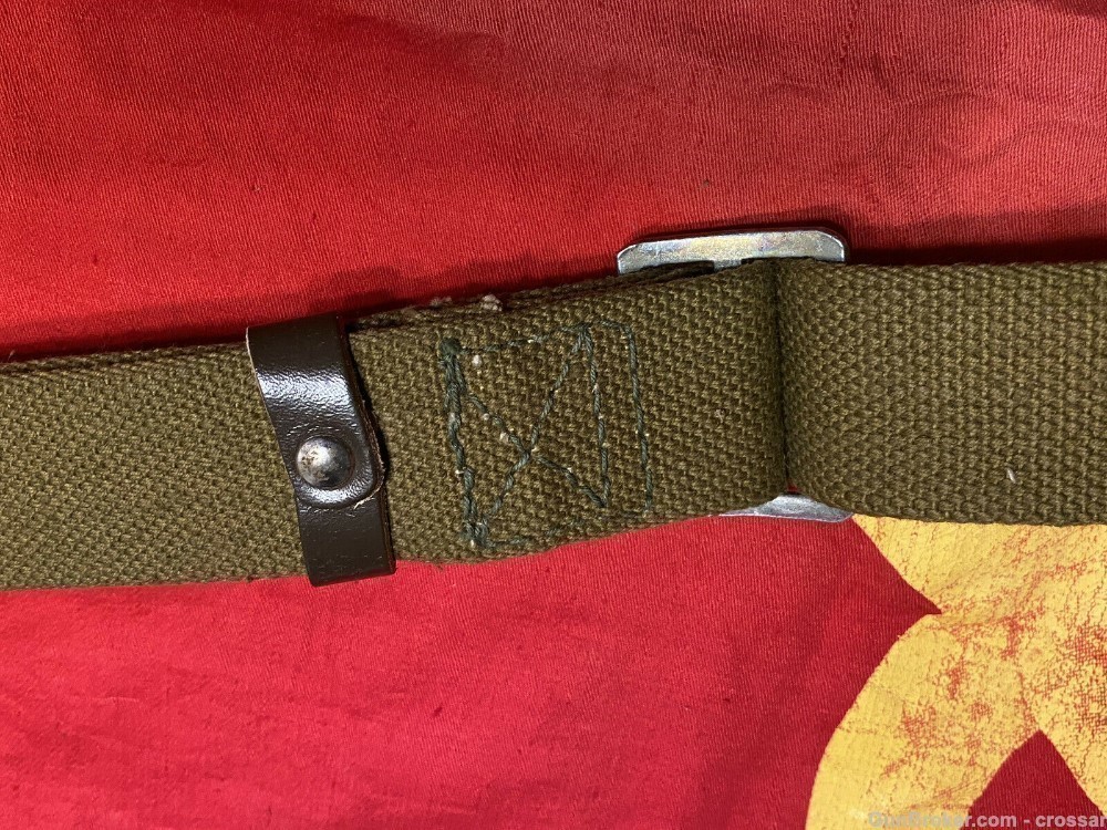 Original Soviet/Russian canvas sling for all AK type rifles, single hooked.-img-1