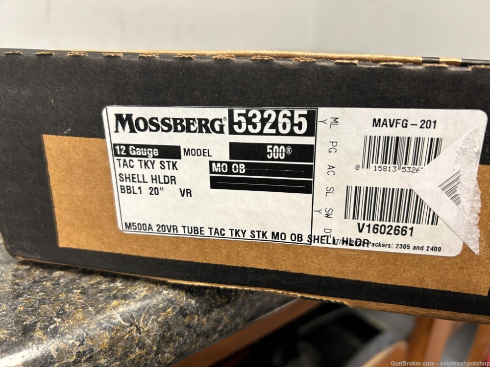 Mossberg 500 Tactical turkey 12ga 53265 $1 Start-img-1