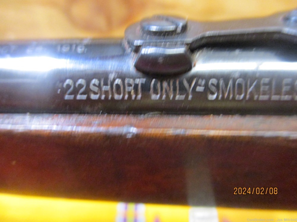 Remington Model 24,22 Short Only, Semi-auto Rifle!-img-12