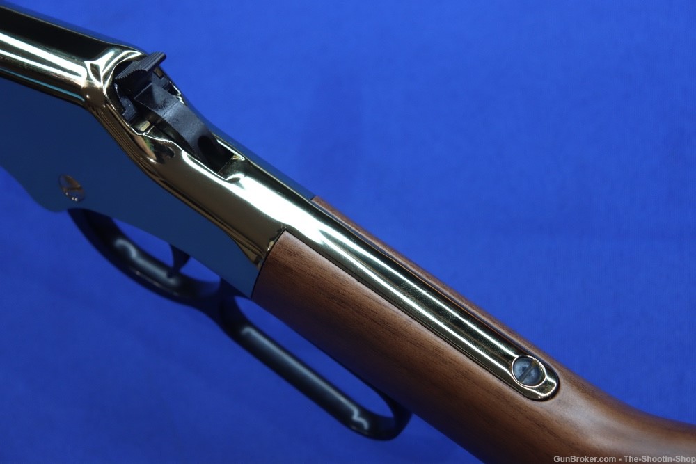 Henry Model H004V Golden Boy Rifle 17HMR BRASS FRAME Lever Action 20" 17 LA-img-13