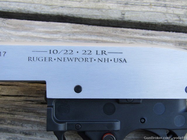 Ruger 10/22 receiver bolt trigger group action NEW silver 22LR-img-4