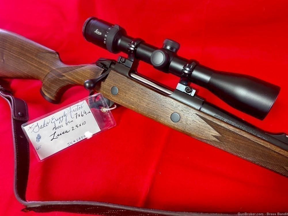 Sako 85m bavarian mannlicher 7x64 Leica scope safari Africa premium wood-img-1