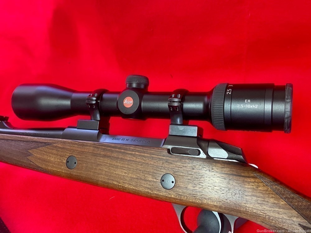 Sako 85m bavarian mannlicher 7x64 Leica scope safari Africa premium wood-img-6
