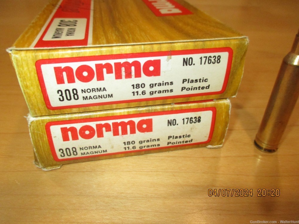.308 Norma Magnum 180 gr 40 rounds-img-0