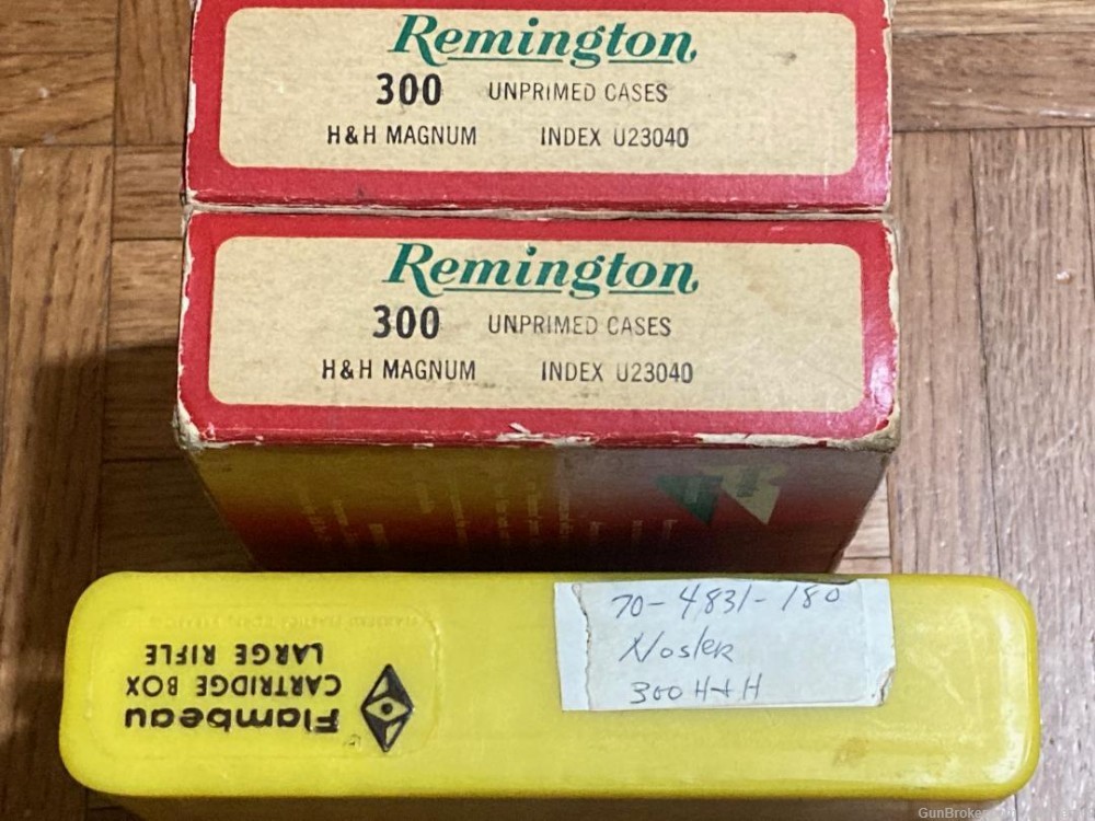 300 H&H Mag HP SP Rifle Ammo 58 rds Remington RP Reloads-img-0