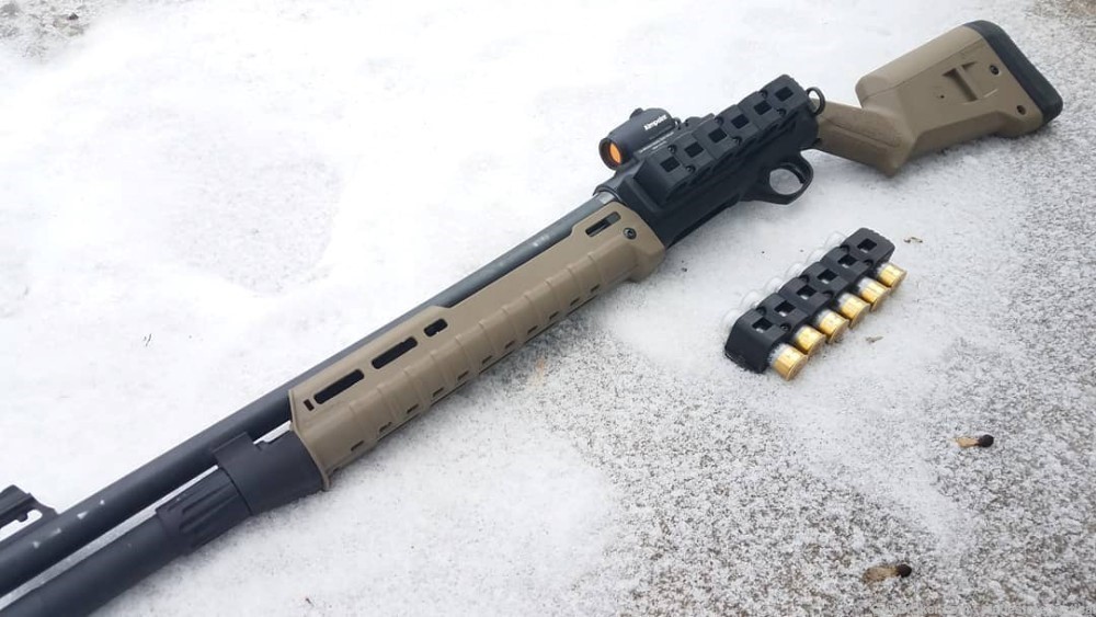 FDE TAN COLOR Magpul Mossberg Stock + FULL GG&G Interchange Adaptor (TO FIT-img-3