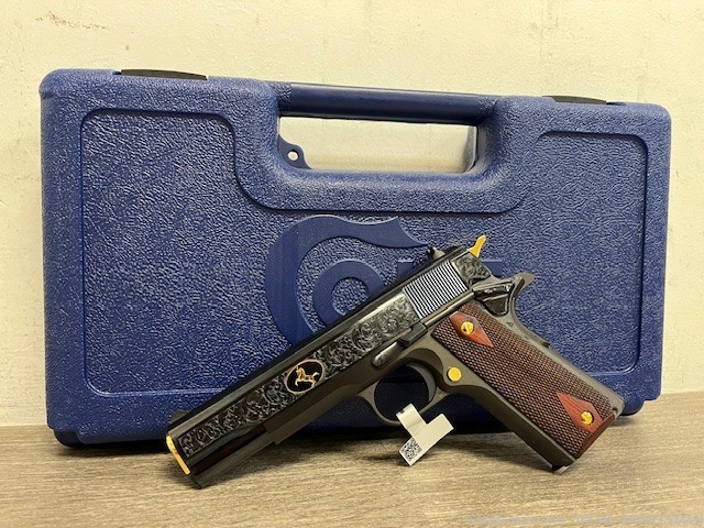 COLT 1911 HERITAGE 38 SUPER ENGRAVED O1911C-38DHM RARE BRAND NEW-img-1
