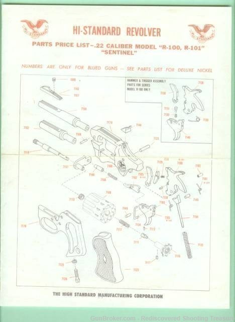 Hi Standard R-100 R-101 Sentinel Manual Repro-img-0