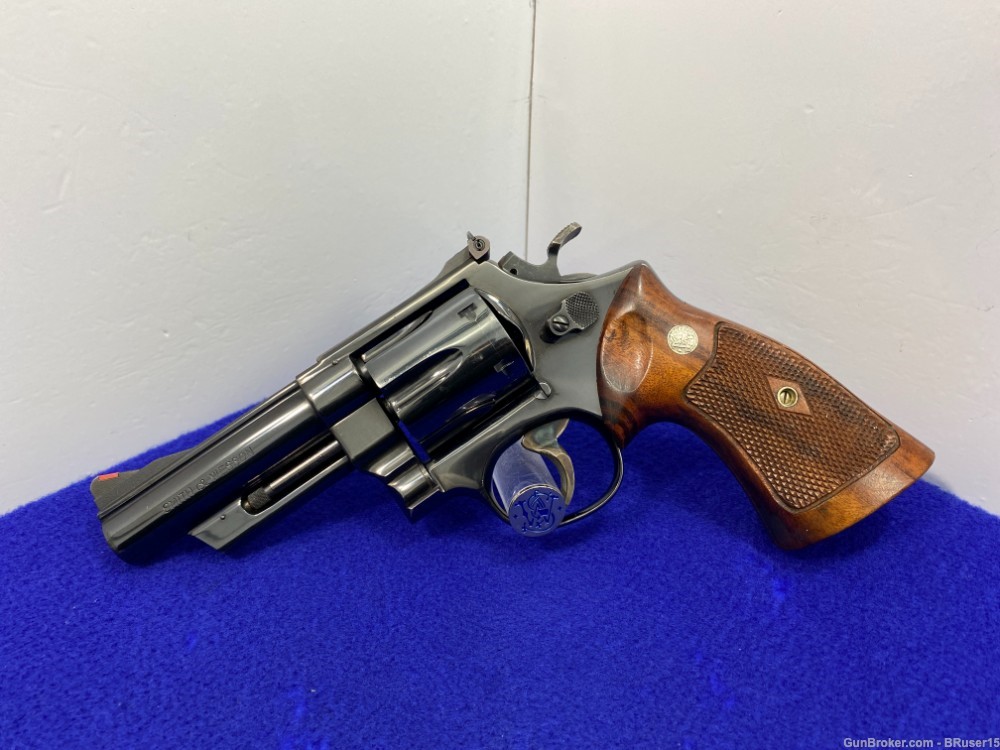 Smith Wesson 57 .41 Mag Blue 4" *1ST YEAR PRODUCTION - FULL TARGET MODEL*-img-0