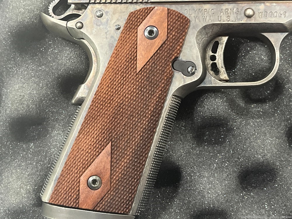 Olympic Arms 1911 Long Slide - Trail Boss - color case hardened -img-4