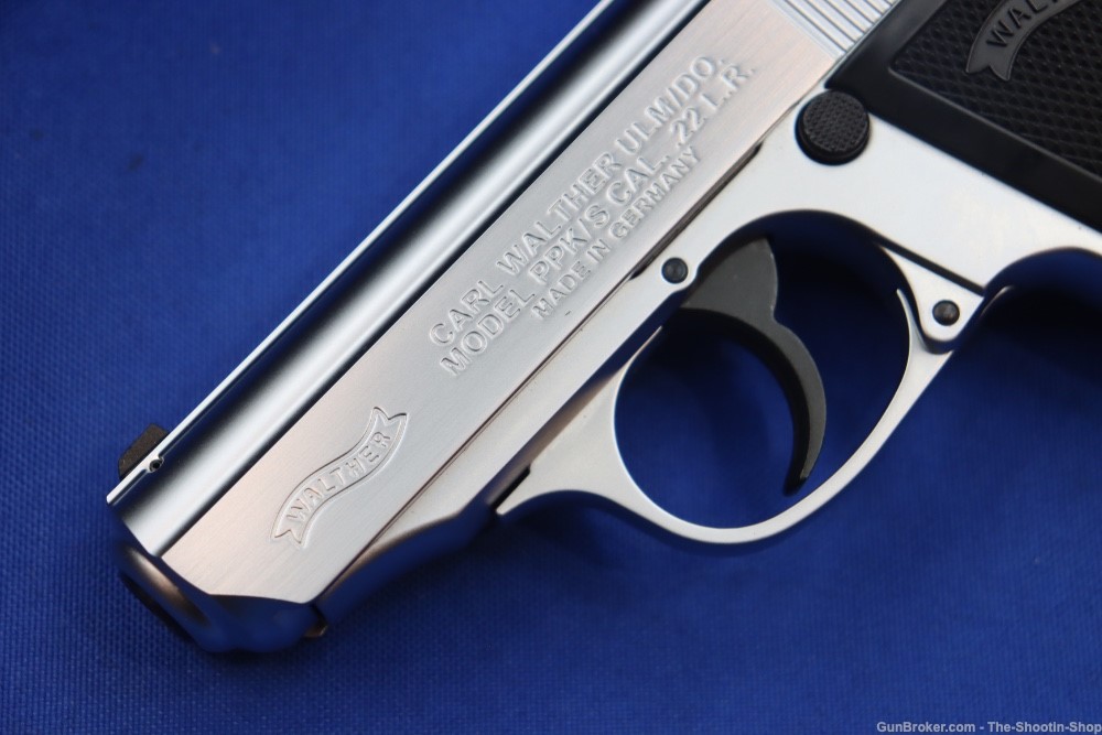 Walther Model PPK/S Pistol Nickel 22LR 10RD Threaded PPK S 3.3" NEW-img-2