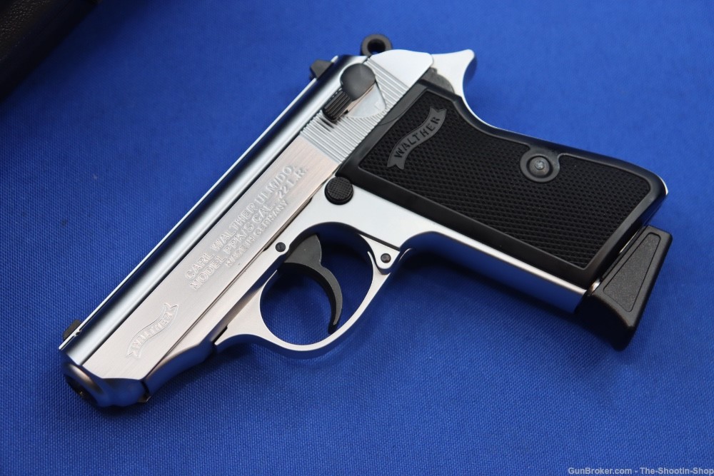 Walther Model PPK/S Pistol Nickel 22LR 10RD Threaded PPK S 3.3" NEW-img-1