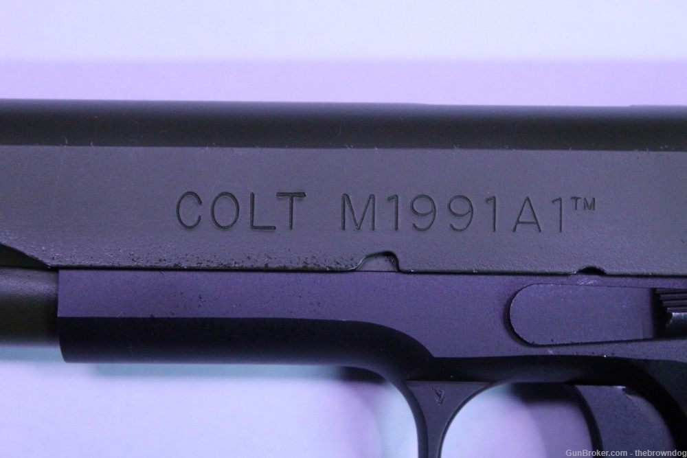 Colt M1991A1 Cerakote Green and Black Nice-img-2