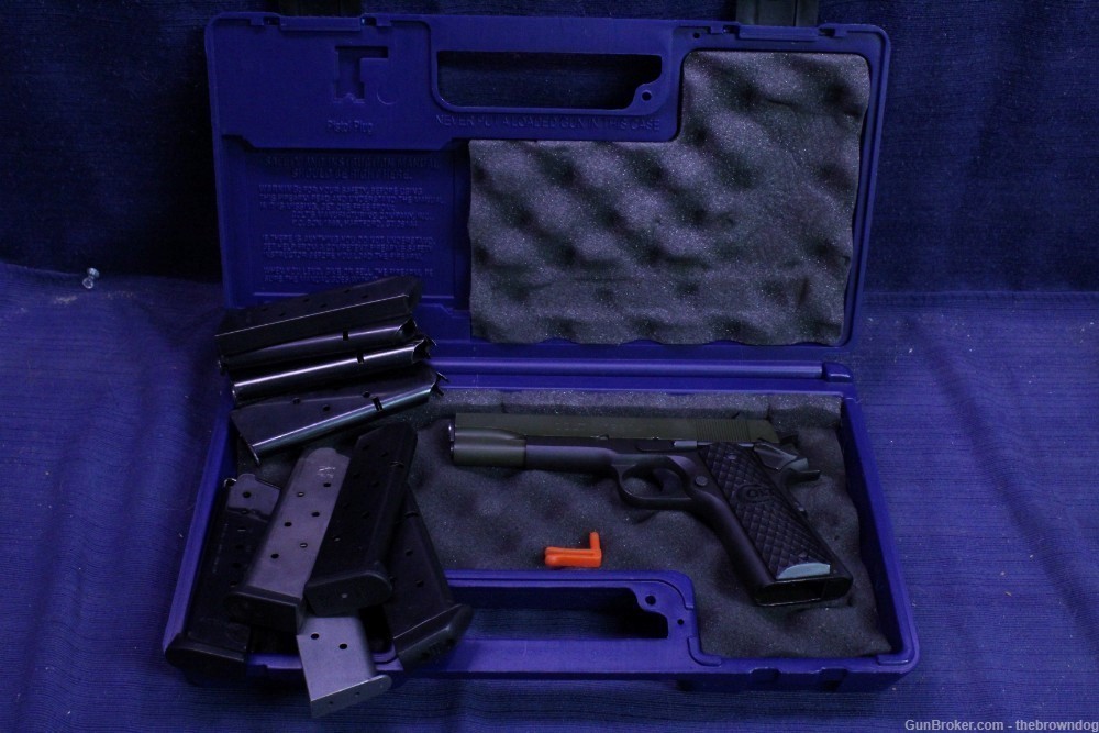 Colt M1991A1 Cerakote Green and Black Nice-img-0