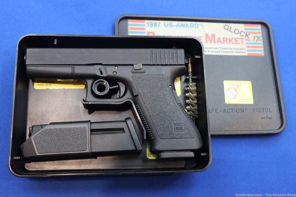 Glock Model G20 GEN2 Pistol JAN 1991 MFG 20 GEN 2 10MM SA Rare Gun Austria -img-0