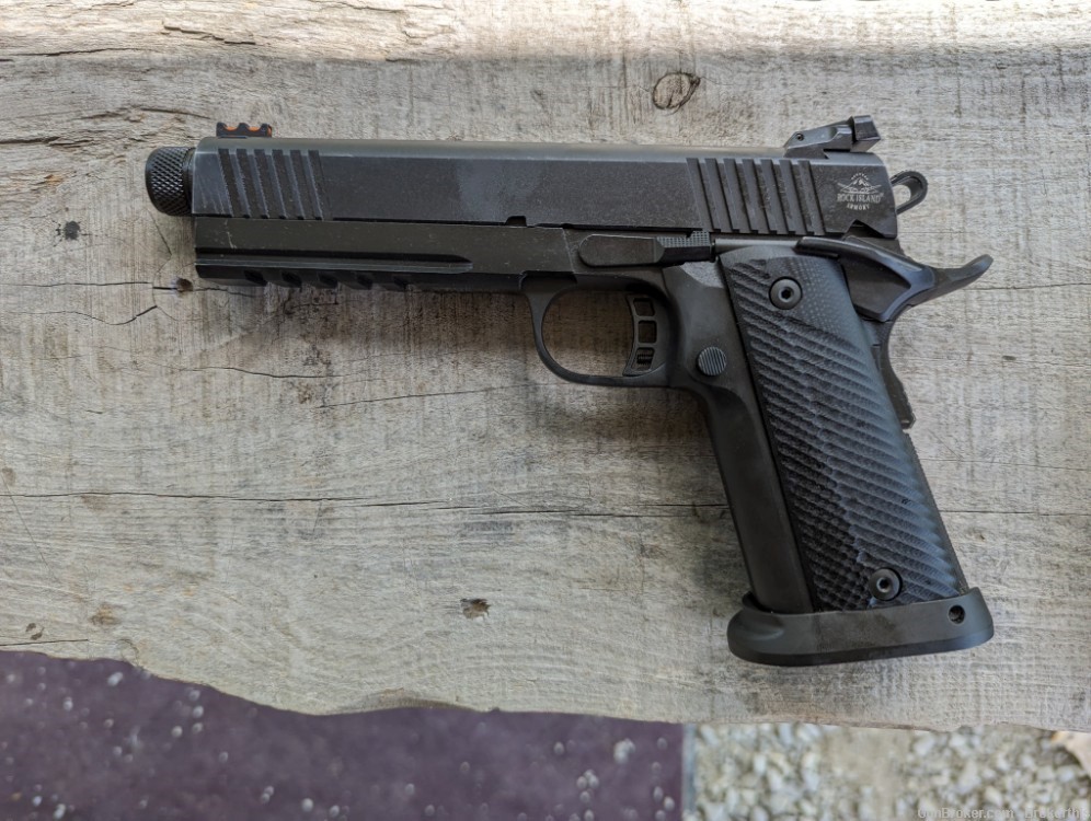Rock Island Armory M1911 A2 FS Tactical 10mm Auto 5.5" RIA 2011 -img-7