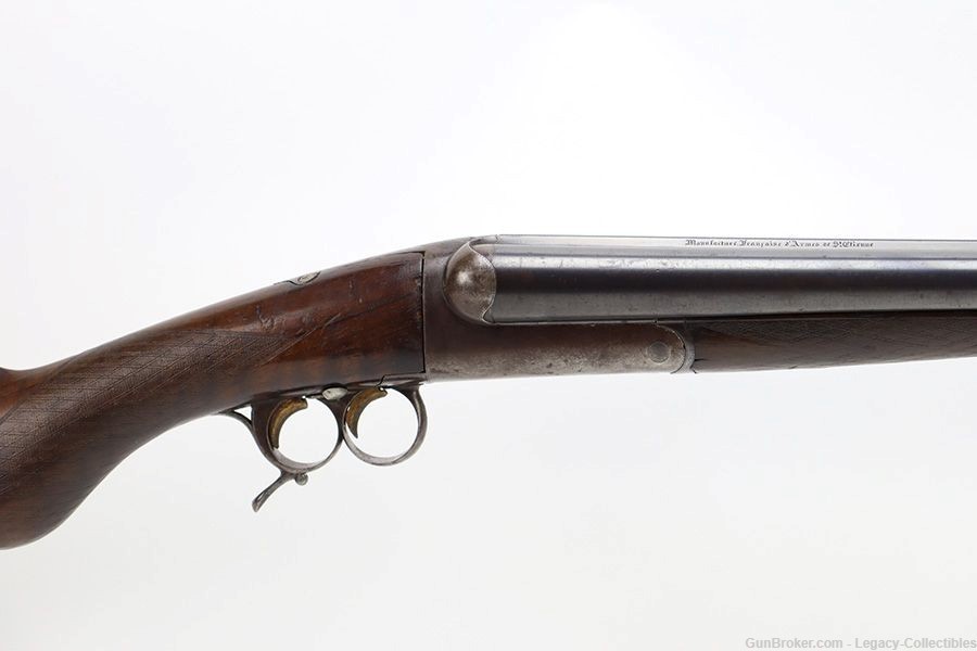 Antique French MAS Ideal Side By Side Shotgun - 16 GA-img-18