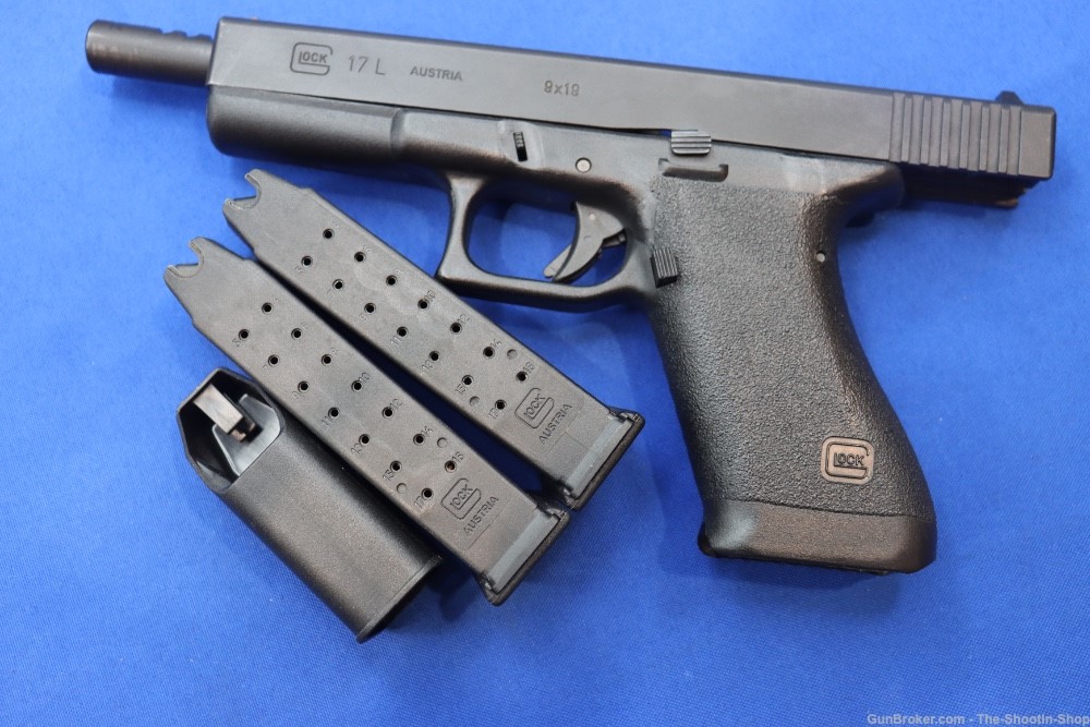 Glock Model G17L GEN1 Pistol G17 LONG SLIDE GEN 1 OCT 1988 9MM 6" Ported-img-41