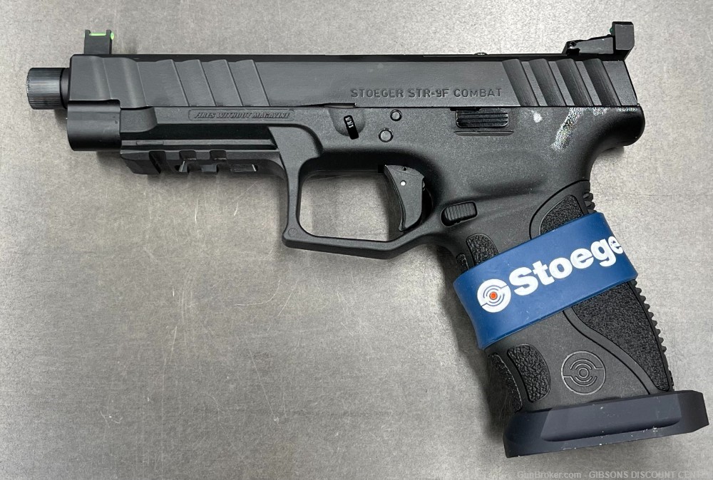 Stoeger STR-9F Combat 9mm 5.25" 31794, 3 Magazines, Take a Shot-img-3