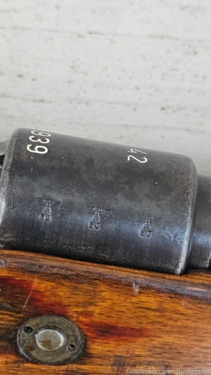 1939 42 Code Matching Bolt WWII German K98 Mauser 8mm Rifle WW2 K98K 98K-img-19