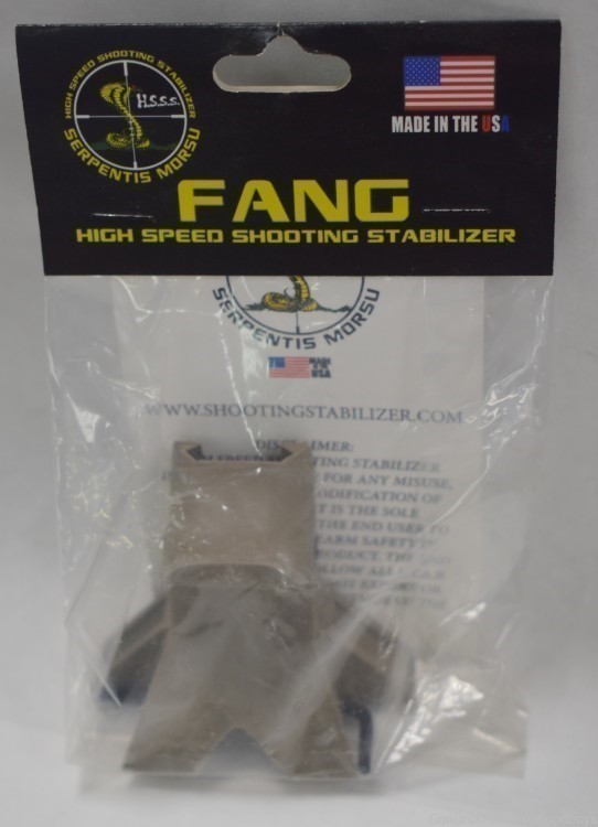  HIGH SPEED SHOOTING STABILIZER FANG NIB AR15 M4 PARTS SALE FDE TAN-img-0
