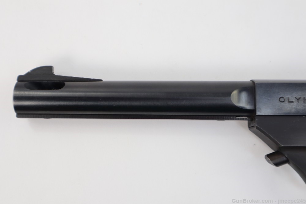 Rare Nice High Standard Olympic 22 Short Semi Auto Pistol 6.75" Hi Standard-img-6