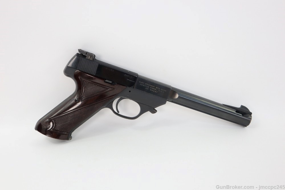 Rare Nice High Standard Olympic 22 Short Semi Auto Pistol 6.75" Hi Standard-img-1