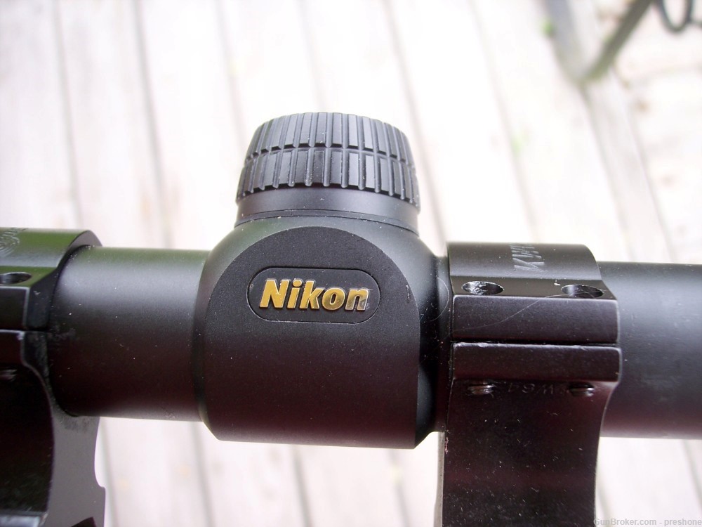 Nikon 3-9x40mm Omega Rifle Scope Matte BDC Muzzle Loader-img-1