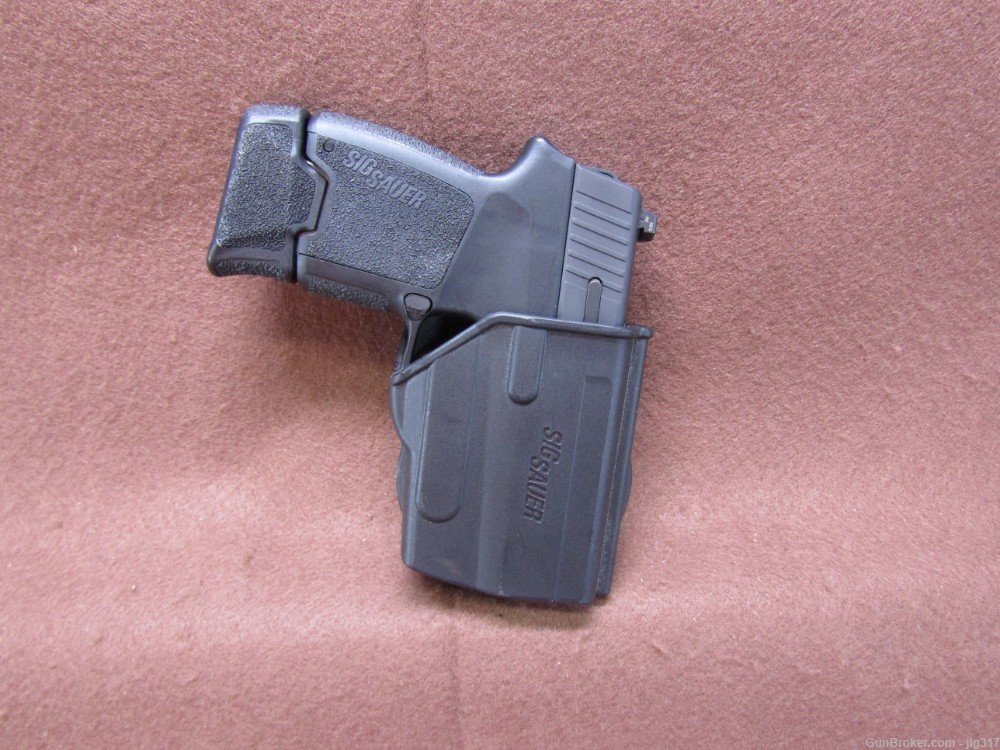 Sig Sauer P290 9 mm Semi Auto Pistol 3x Mags Holster-img-12