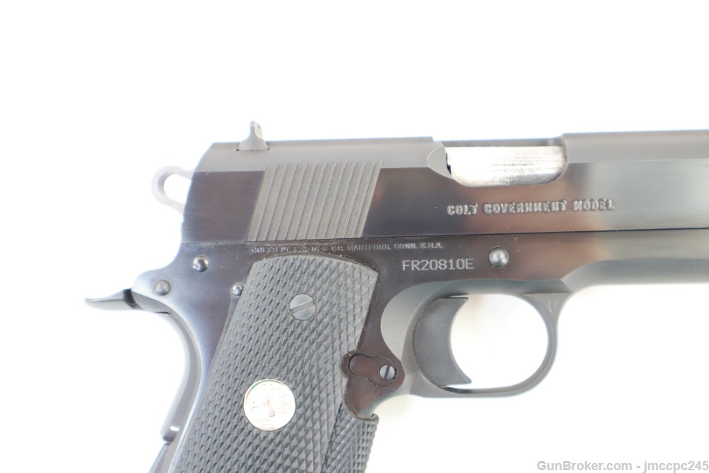 Rare Nice Colt 1911 Government Ehanced Model 9x23 Win Semi Auto Pistol 5"-img-13