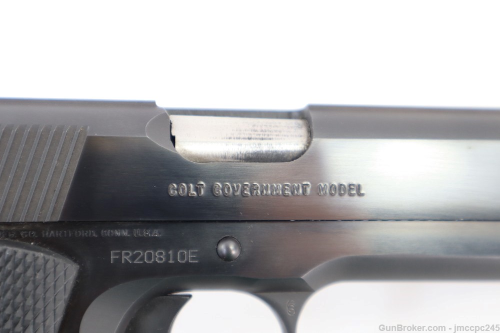 Rare Nice Colt 1911 Government Ehanced Model 9x23 Win Semi Auto Pistol 5"-img-16