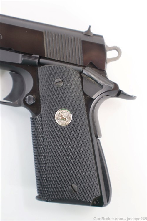 Rare Nice Colt 1911 Government Ehanced Model 9x23 Win Semi Auto Pistol 5"-img-7