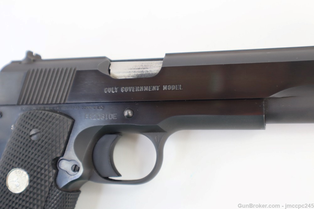 Rare Nice Colt 1911 Government Ehanced Model 9x23 Win Semi Auto Pistol 5"-img-14