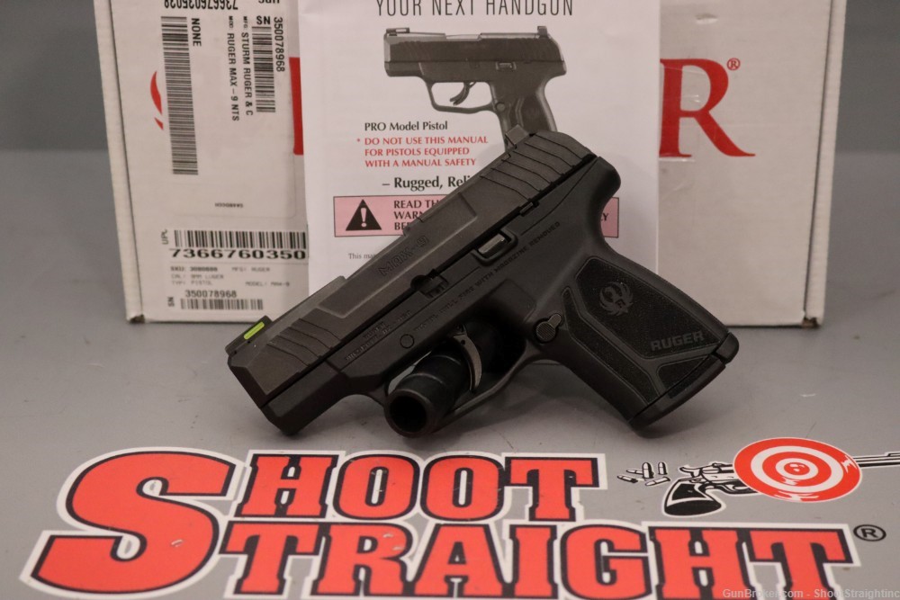 Ruger Max-9 (Optic- Ready) 3.2" 9mm w/Box -img-0