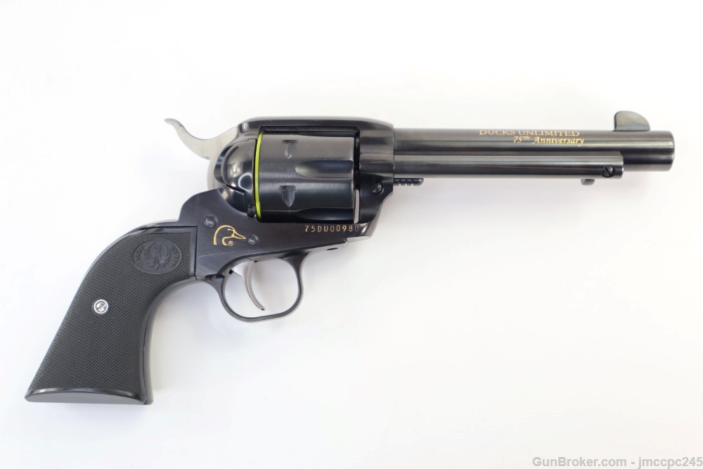 Rare Very Nice Ruger New Vaquero Duck's Unlimited .45 Colt Revolver w/ Box -img-14