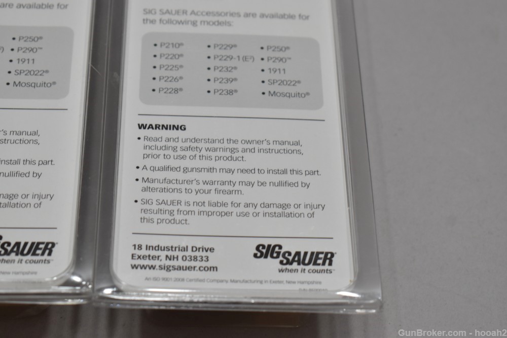 5 Sig Sauer SP2022 15 Rd 9mm Pistol Magazines NOS Please READ-img-4