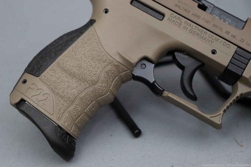 Walther P22Q FDE .22LR 3.42" w/case-img-2
