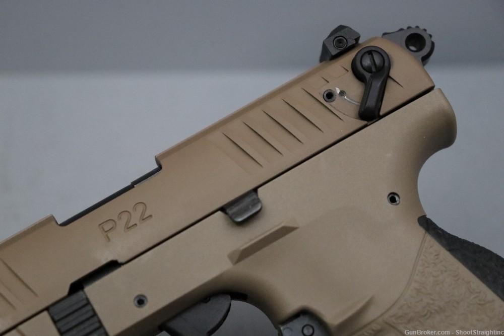 Walther P22Q FDE .22LR 3.42" w/case-img-7