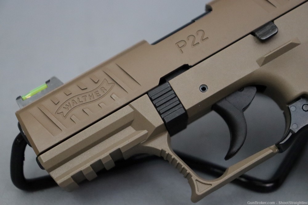 Walther P22Q FDE .22LR 3.42" w/case-img-6