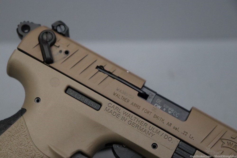 Walther P22Q FDE .22LR 3.42" w/case-img-3