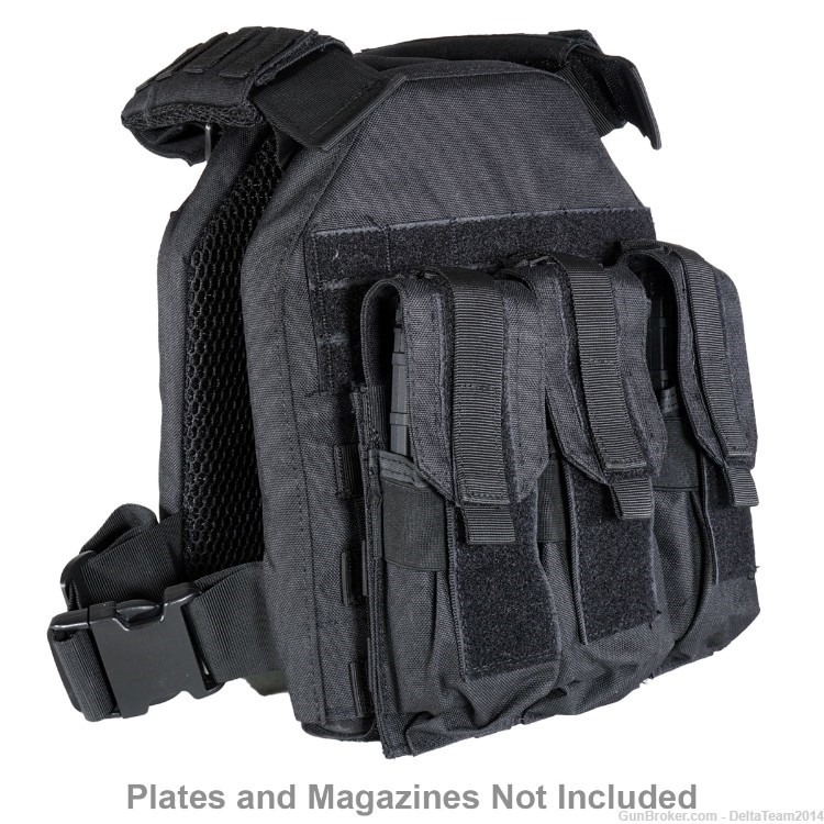 Guard Dog Body Armor 'Terrier' Minimalist Plate Carrier - 3 Mag Pouches-img-0