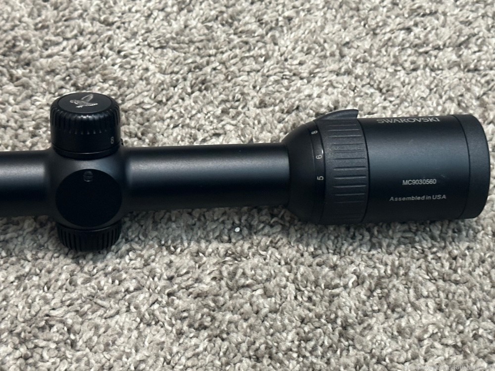 Swarovski Z5 5-25x52 P riflescope 1” tube 4W reticle matte 1/4” click rare-img-3