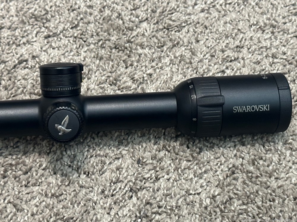 Swarovski Z5 5-25x52 P riflescope 1” tube 4W reticle matte 1/4” click rare-img-1