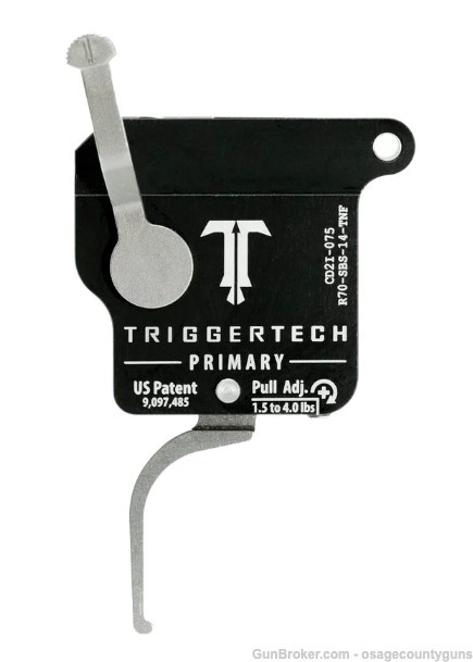 TriggerTech Rem 700 Primary Trigger RH Straight Flat Lever-img-1