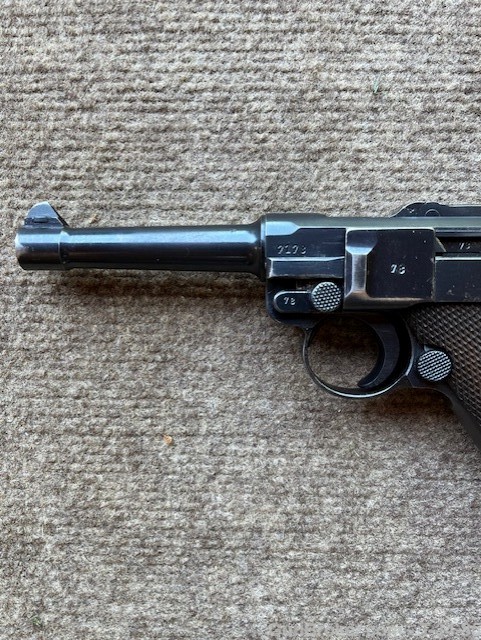 1939 P08 Luger Full Rig in Excellent Condition with Two Matching Magazines-img-5