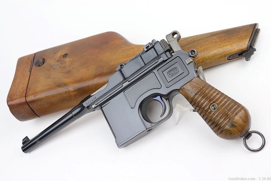Unissued 1932 C96 Mauser M1930 with Original Woodstock Holster-img-0